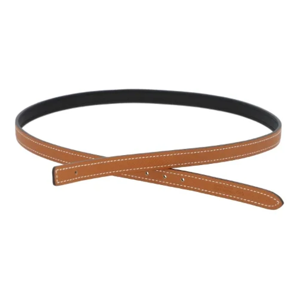 Hermès Vintage Pre-owned Leather belts Brown Dames