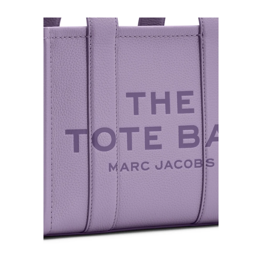 Marc Jacobs Paarse Leren Schoudertas Purple Dames