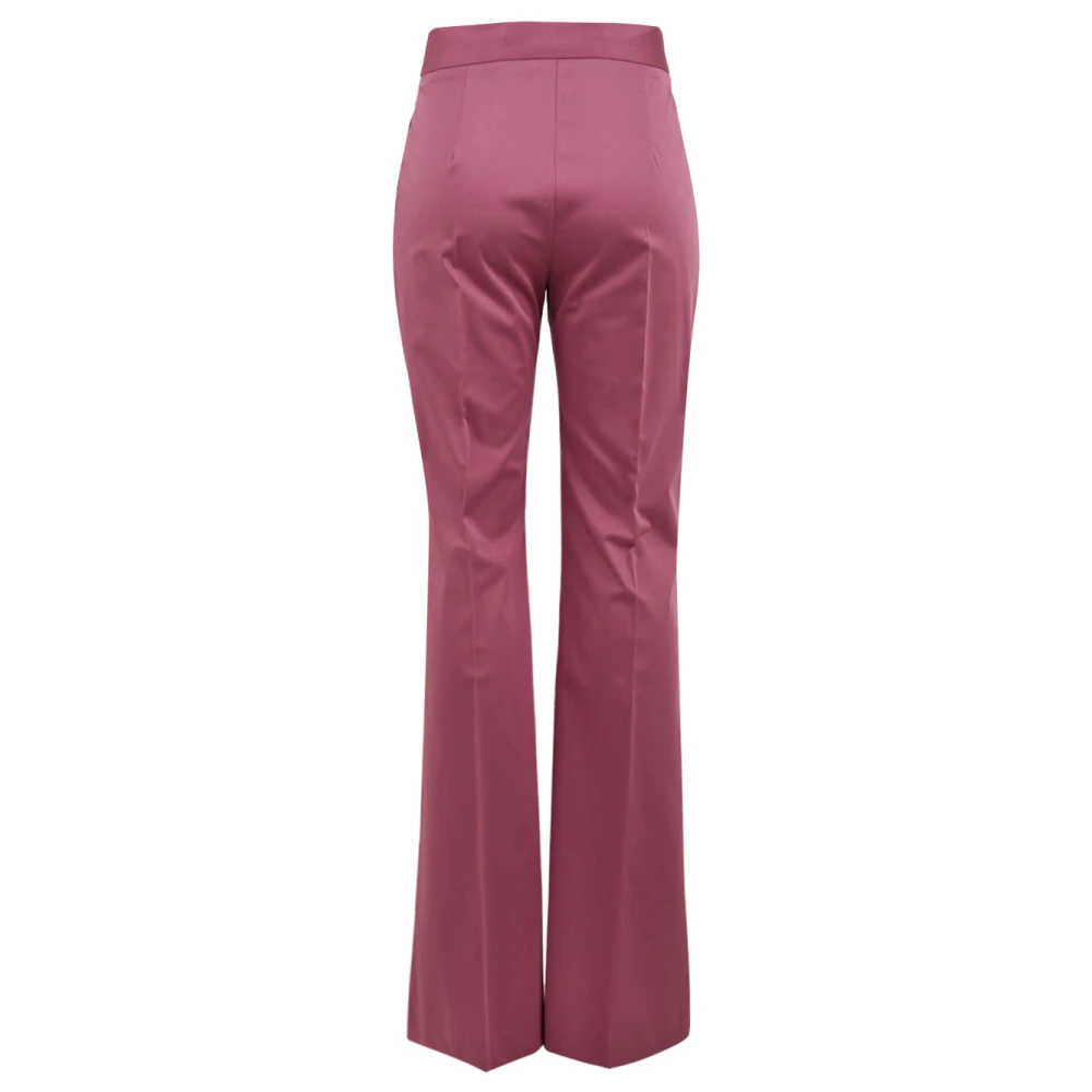 Drumohr Wide Trousers Purple Dames