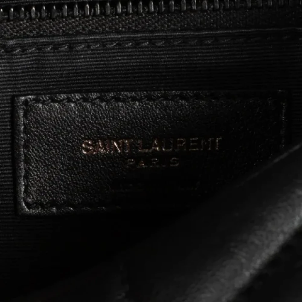Yves Saint Laurent Vintage Pre-owned Leather crossbody-bags Black Dames