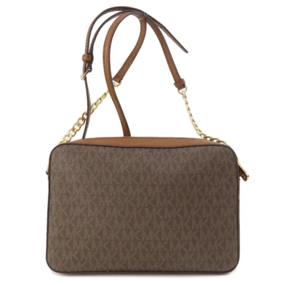 Michael Kors Pre-owned Fabric shoulder-bags Brown Dames