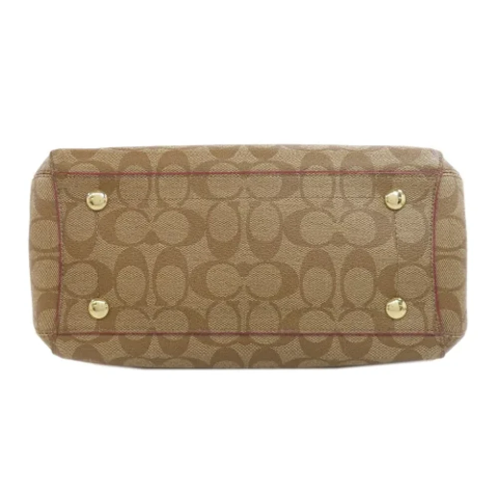 Coach Pre-owned Canvas handbags Brown Dames