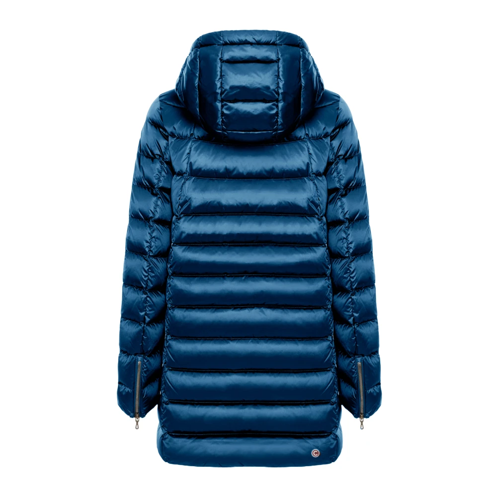 Colmar Blauwe Winterjas met Ritssluiting Blue Dames