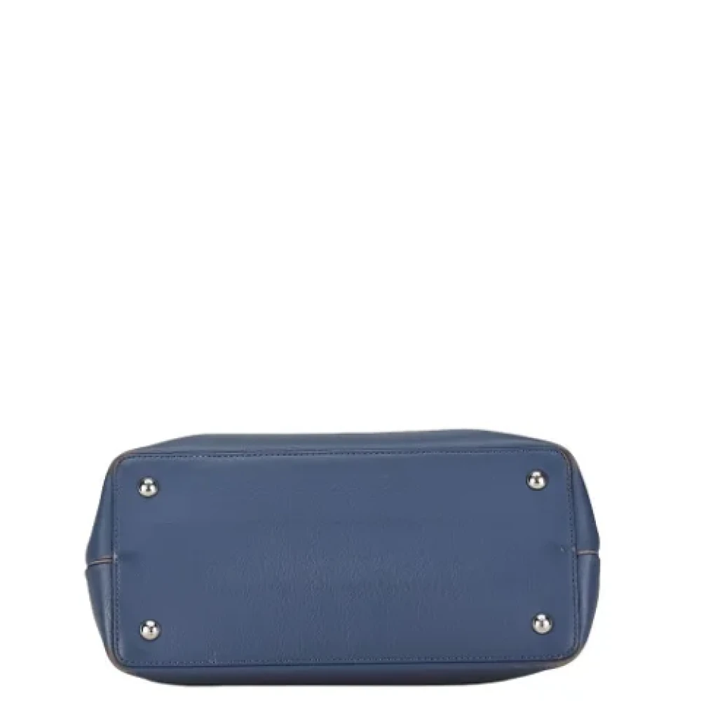 Fendi Vintage Pre-owned Leather fendi-bags Blue Dames