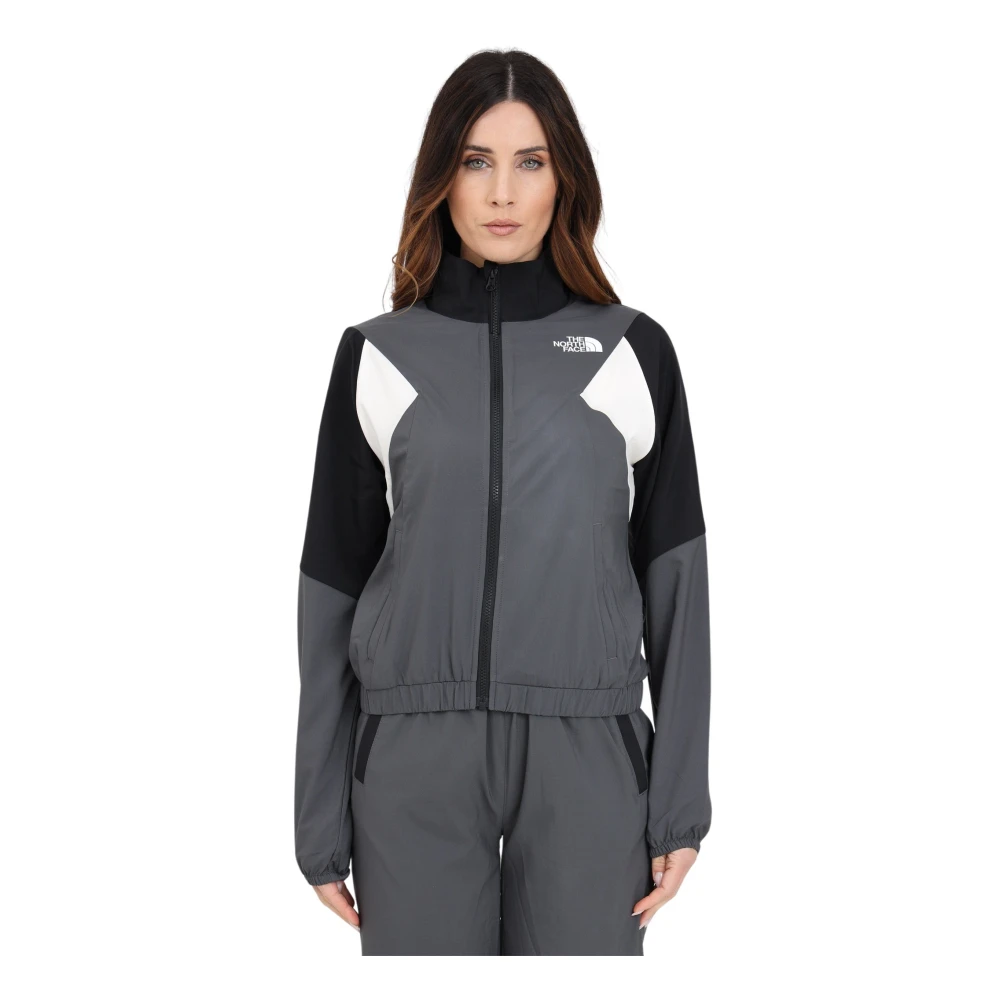 The North Face Wind Track Jas Gray Dames