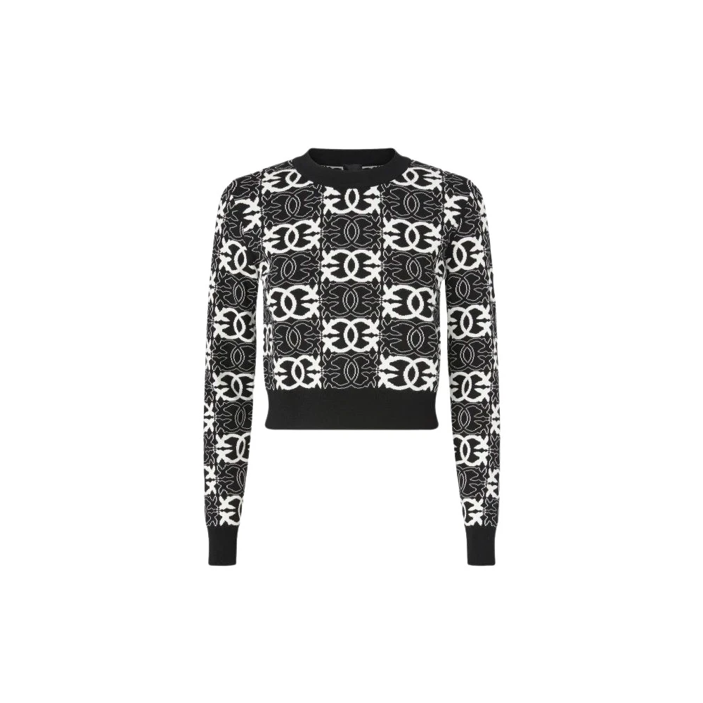 Pinko , Damen, Strickwaren, Mehrfarbig, L