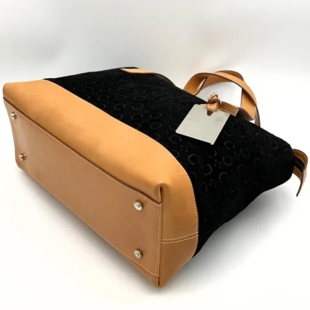 Celine Vintage Pre-owned Leather totes Black Dames