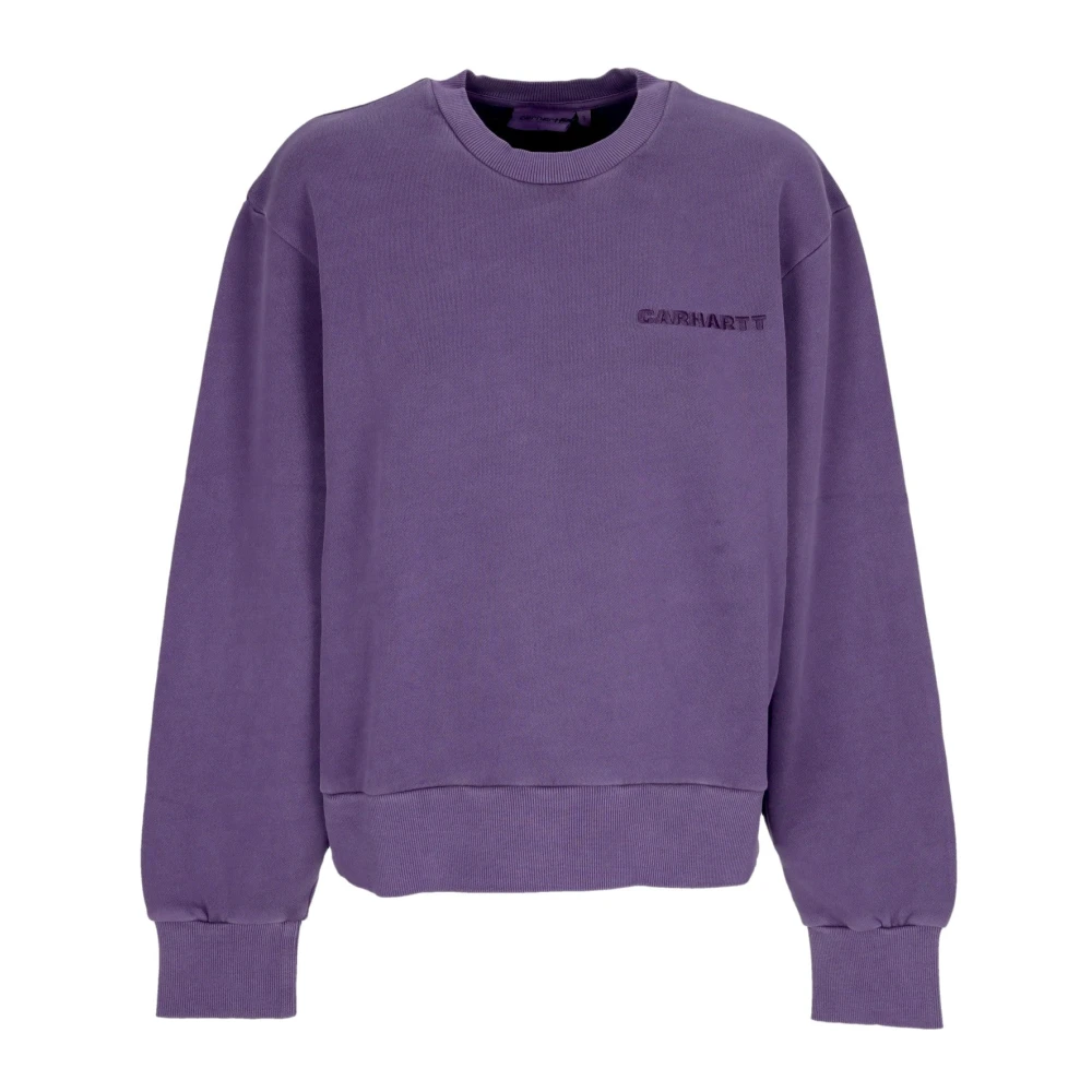 Carhartt WIP Crewneck Lichtgewicht Sweatshirt Purple Heren