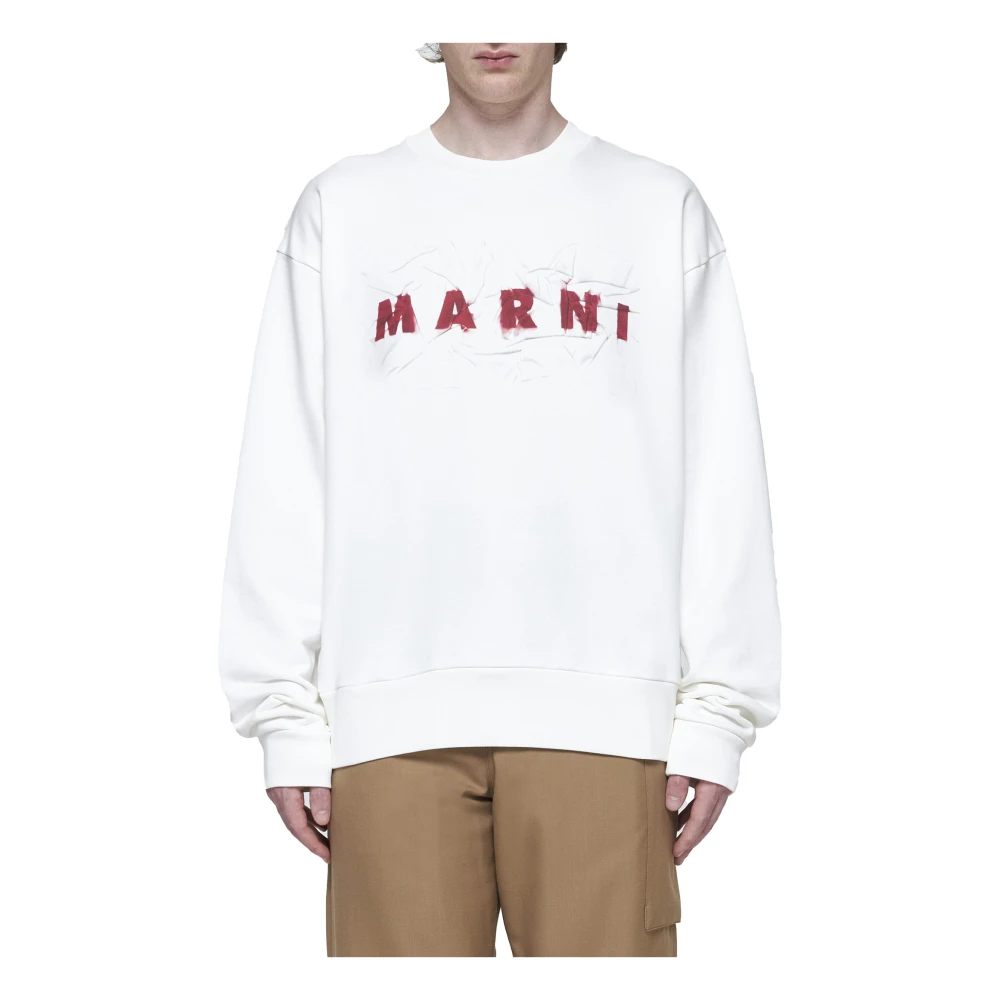 Marni Trendy Sweater Selection White Heren