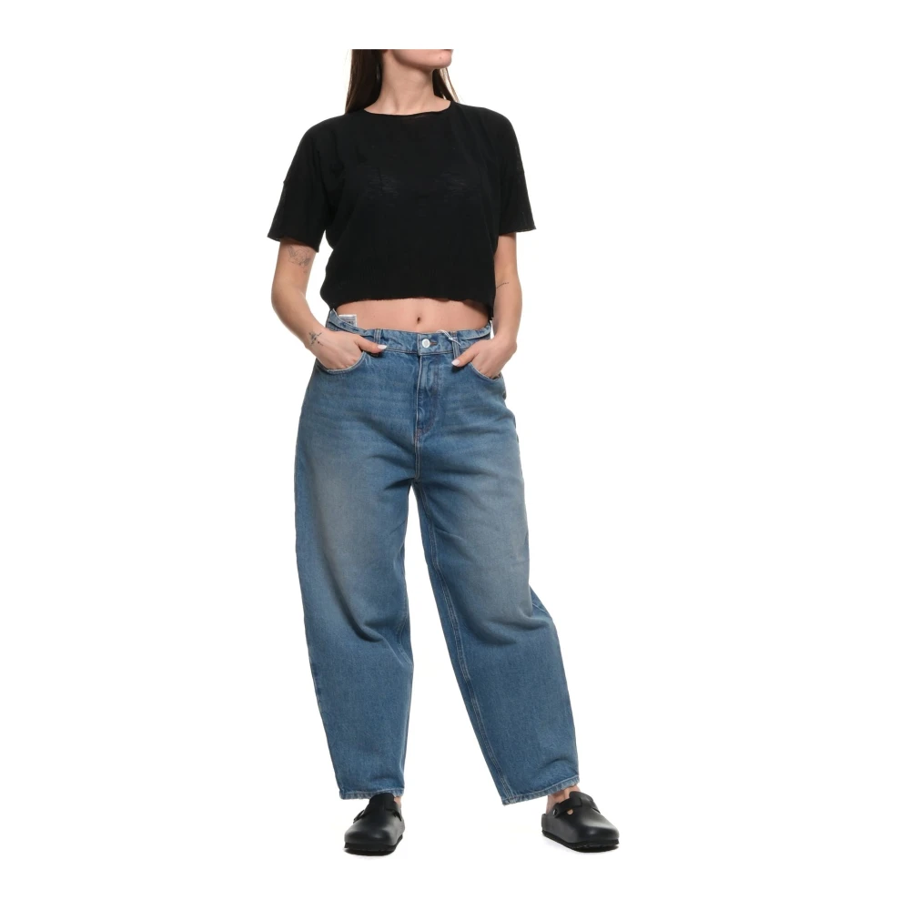 Amish Vintage Denim Jeans Blue Dames