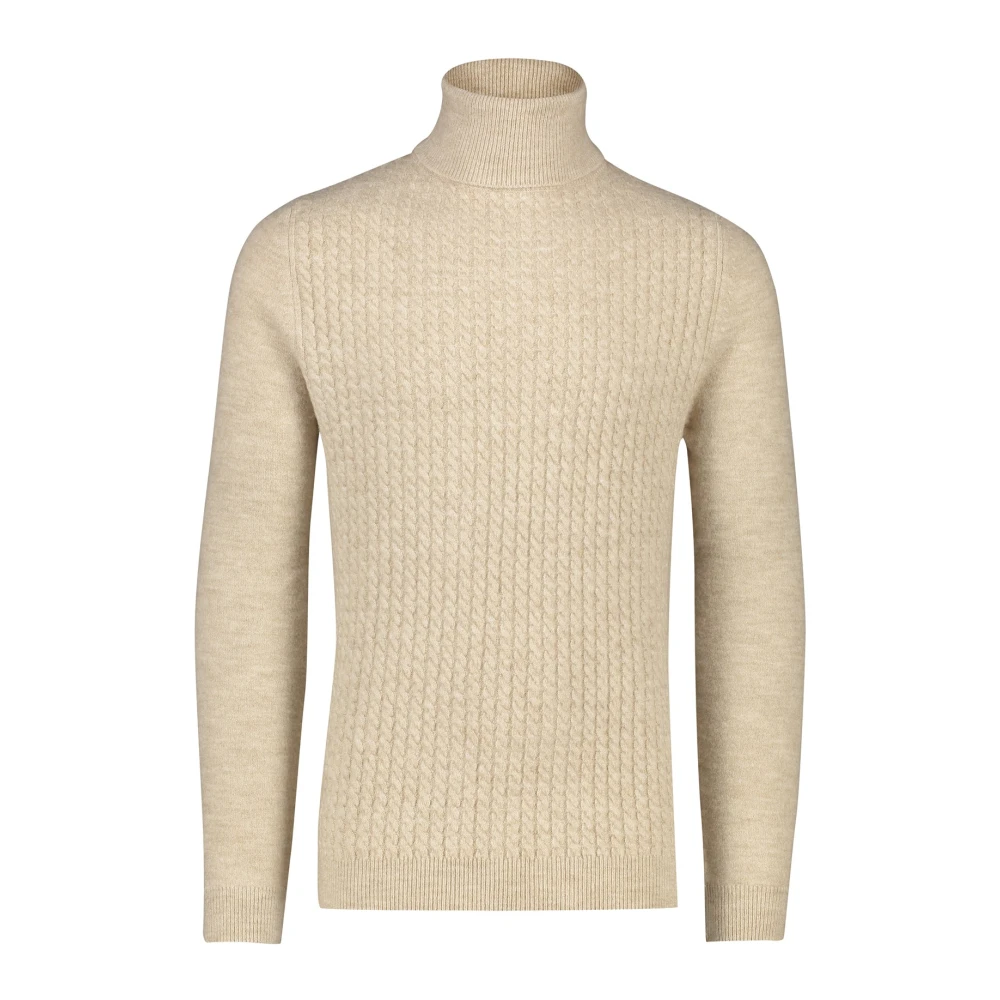 Cavallaro Bruine Gebreide Trui Beige Heren