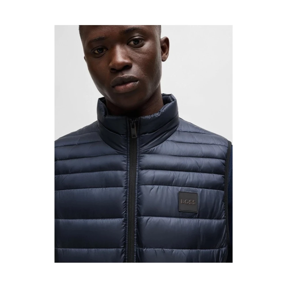 Hugo Boss Stijlvolle Jas voor Mannen Blue Heren