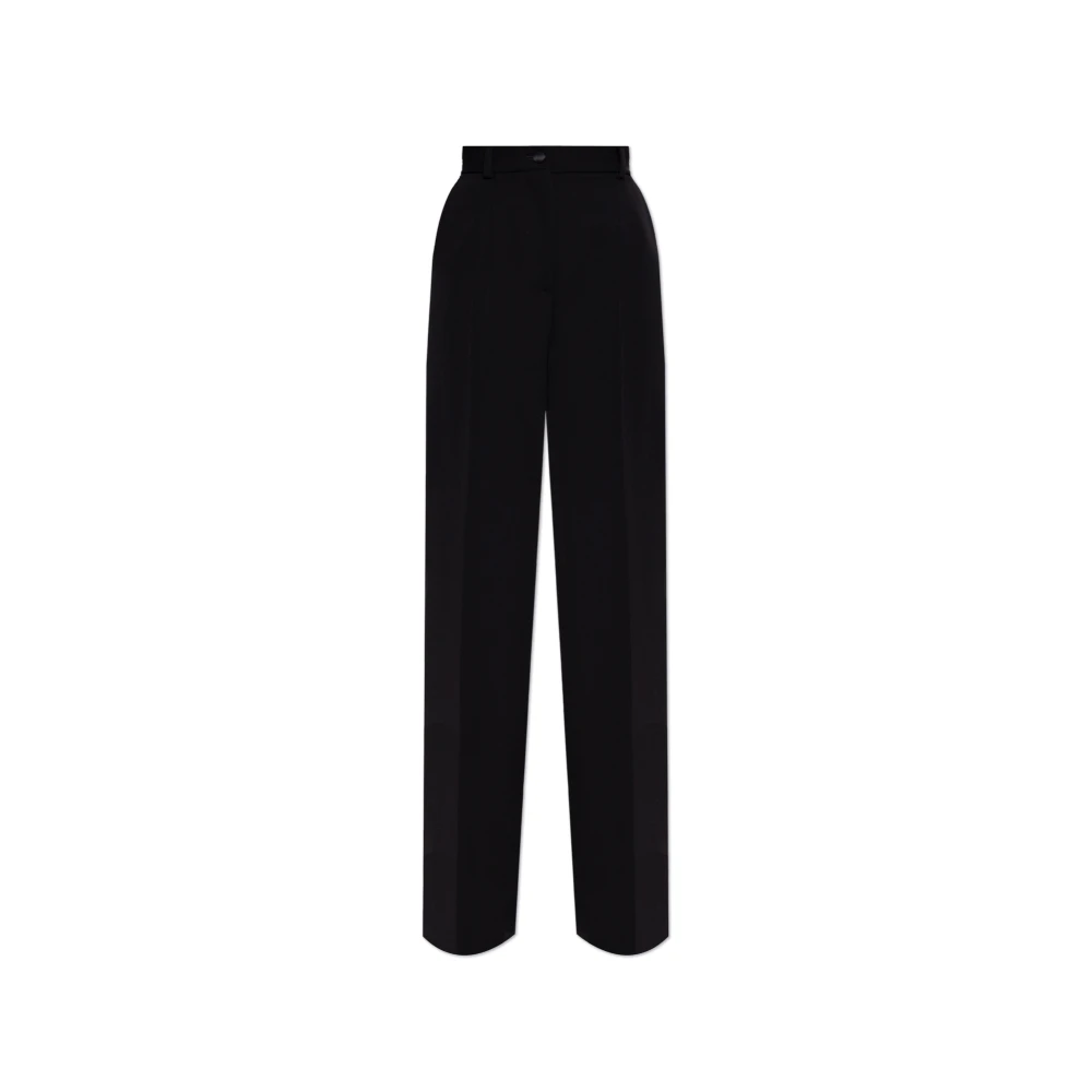 Dolce & Gabbana Wollen broek Black Dames