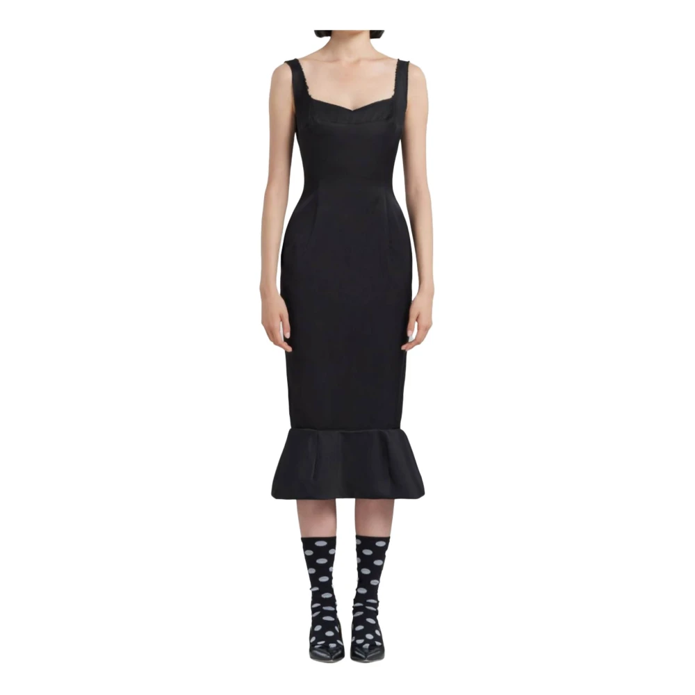 Marni Elegante Lange Jurk Black Dames