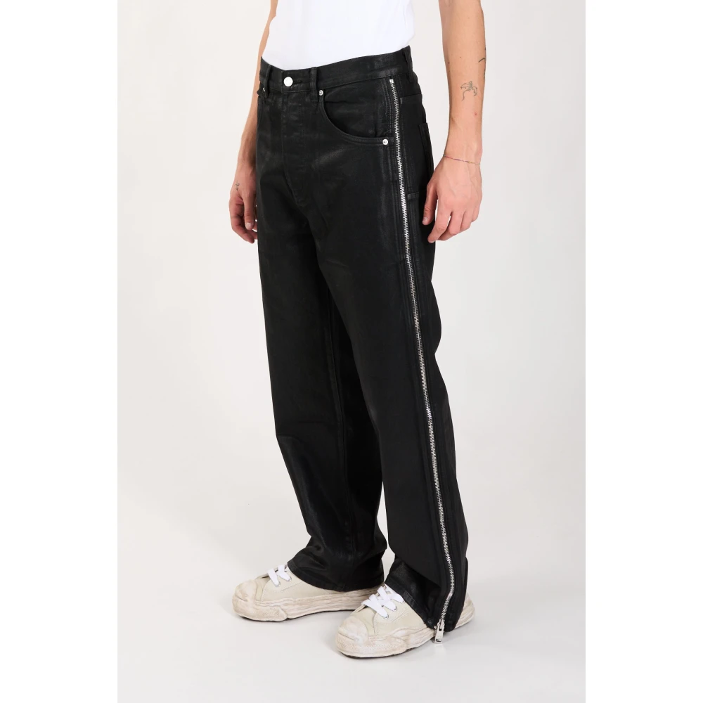 Purple Brand Baggy Jeans met knoopsluiting Blue Heren