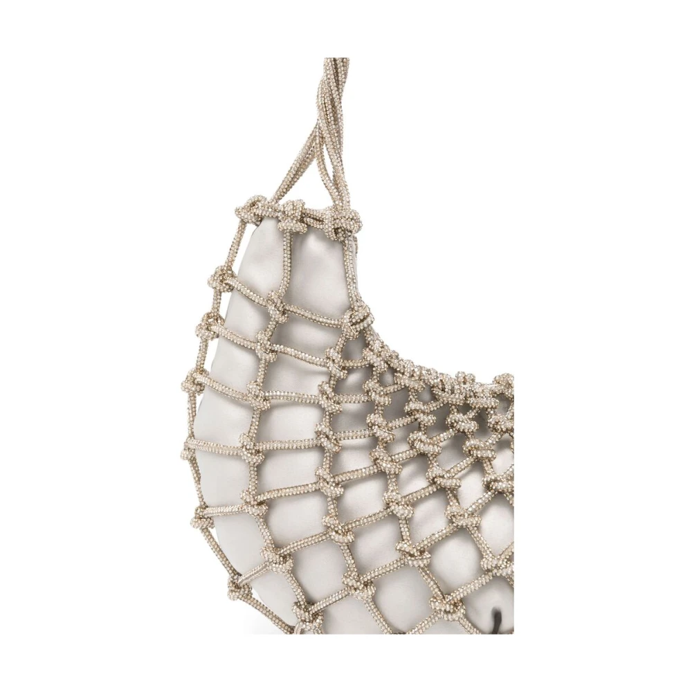 Rosantica Kristalversierde Goudkleurige Handtas Gray Dames