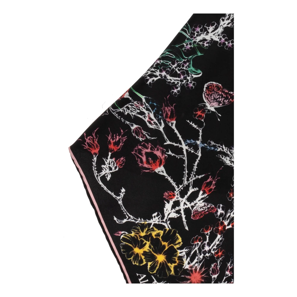 alexander mcqueen Zijden sjaal Black Dames