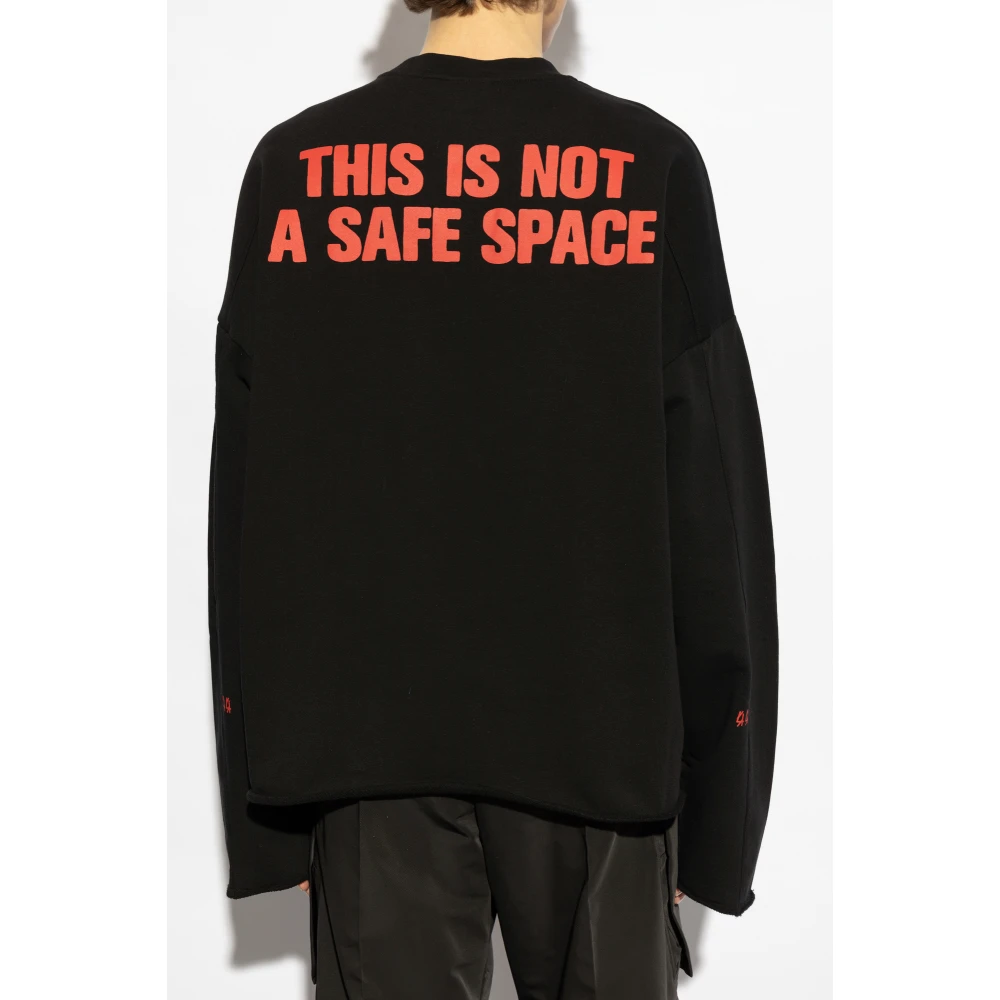 44 Label Group Sweatshirt met print Black Heren