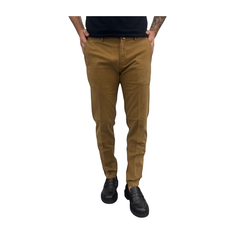 Siviglia Stijlvolle broek voor mannen Brown Heren