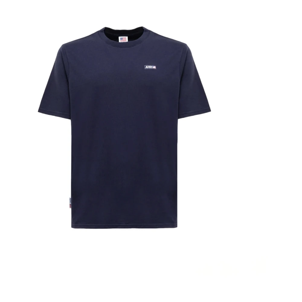 Autry Blauwe T-shirts en Polos Blue Heren