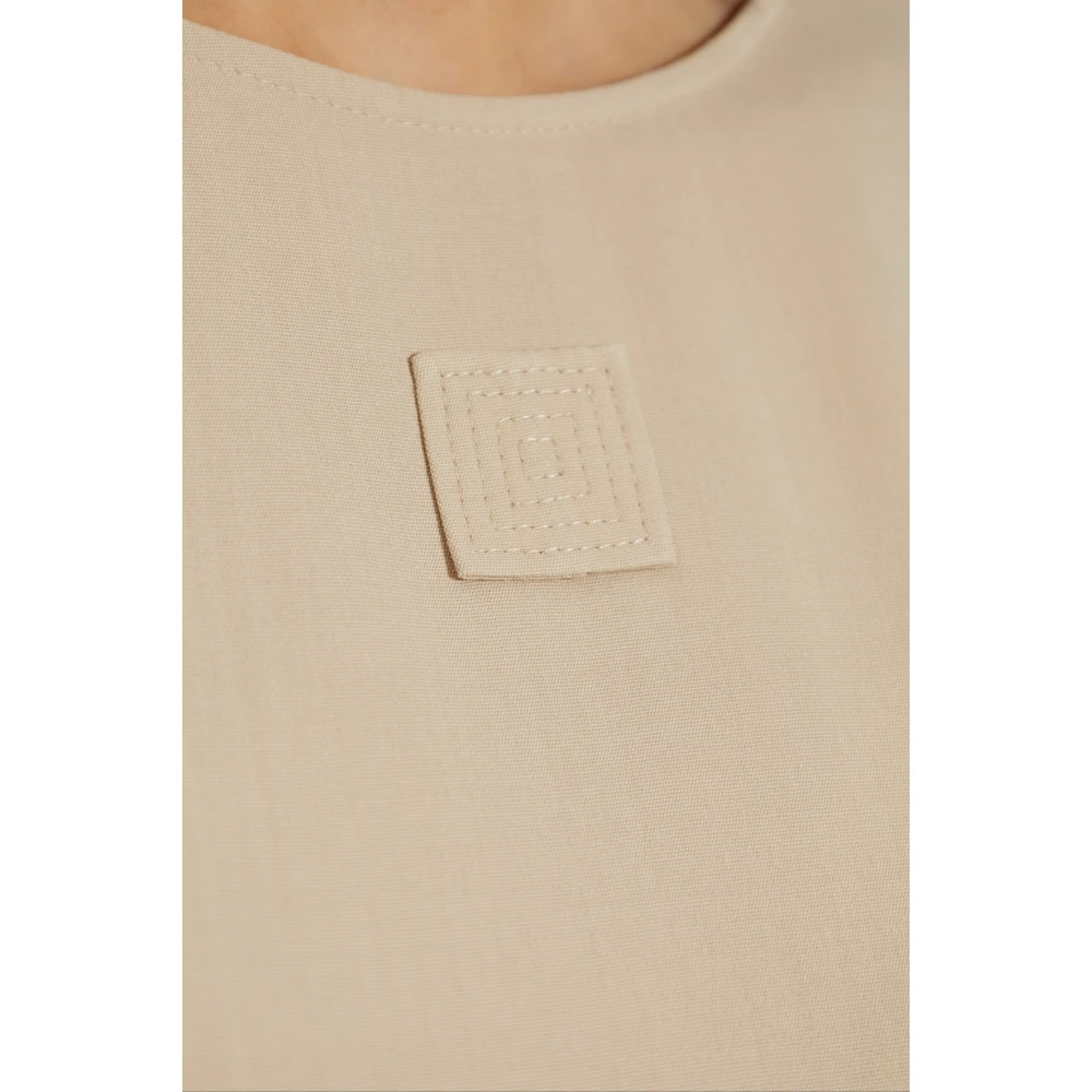 Lanvin Loszittende jurk Beige Dames