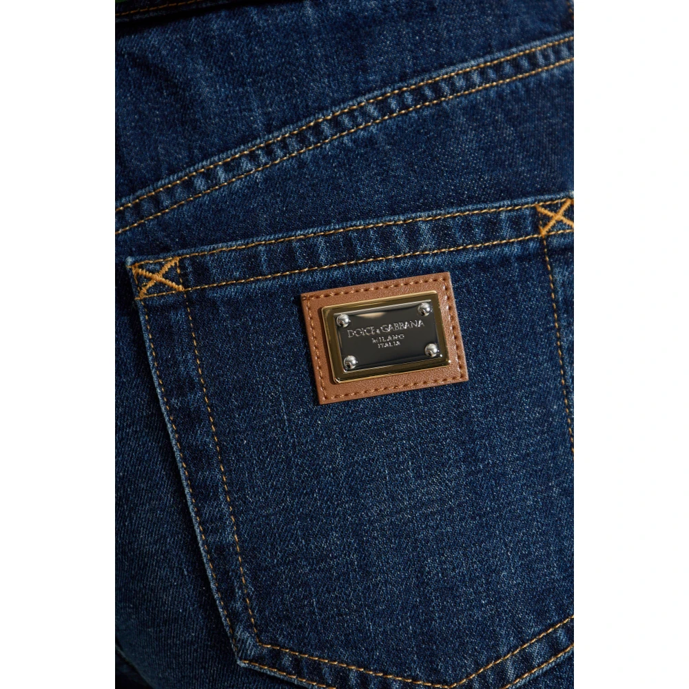 Dolce & Gabbana Jeans met uitlopende pijpen Blue Dames