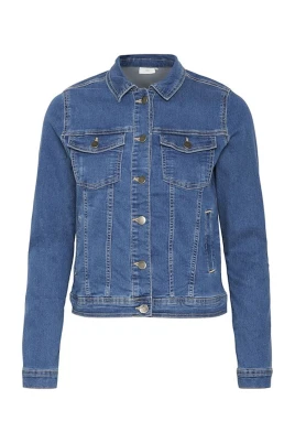 Jeansjacka med bröstfickor