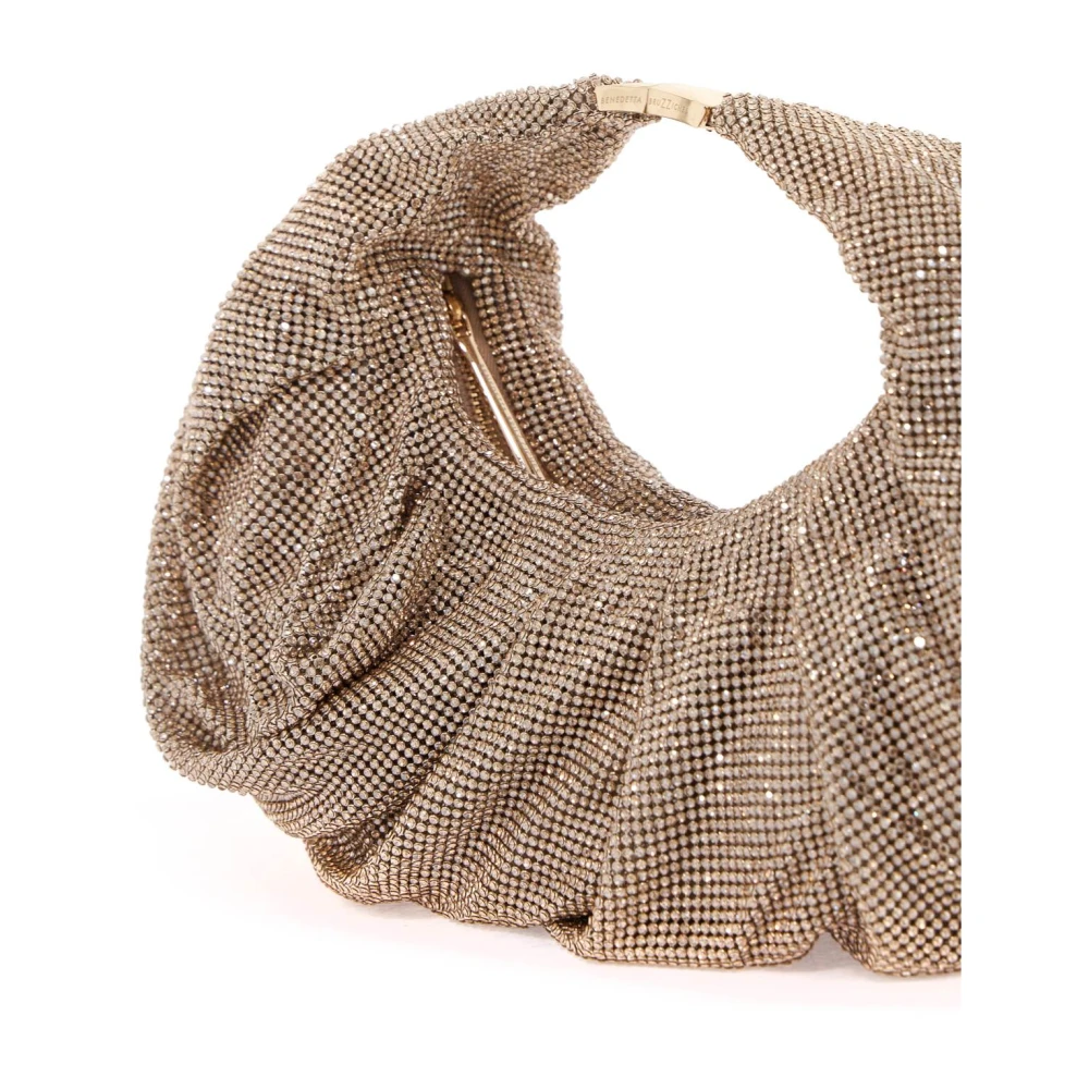 Benedetta Bruzziches Kristal Mesh Handtas Yellow Dames