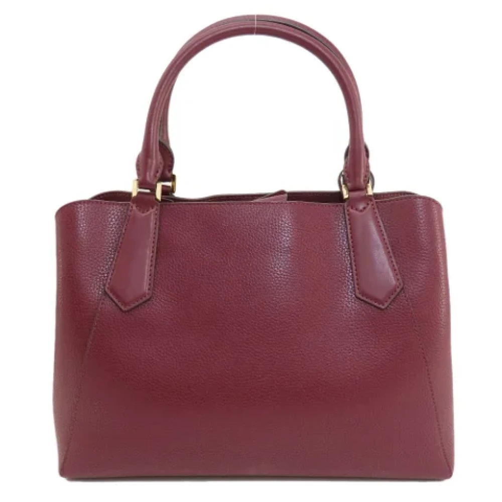 Michael Kors Pre-owned Leather handbags Red Dames