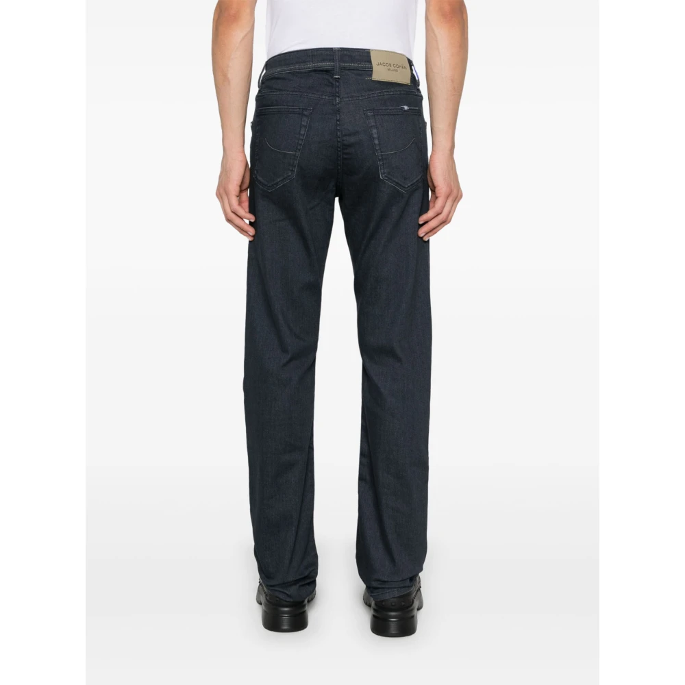 Jacob Cohën Met de hand gemaakte Japanse stof jeans Blue Heren
