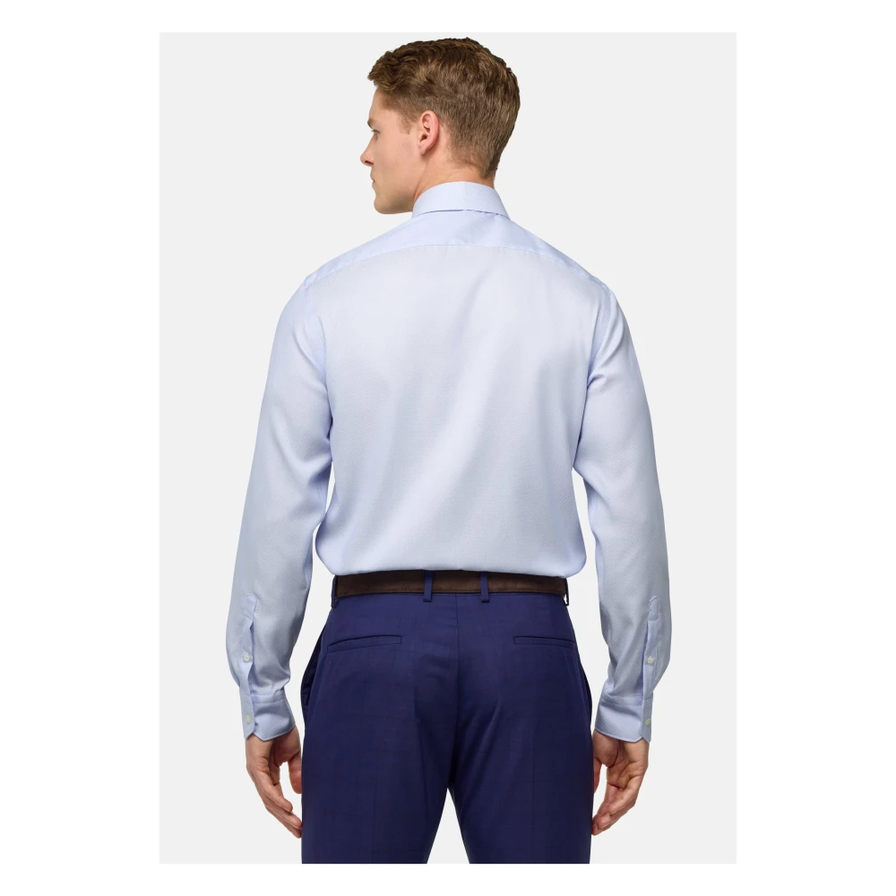 Boggi Milano Ultimate Non-Iron Slim Fit Katoenen Overhemd Red Heren