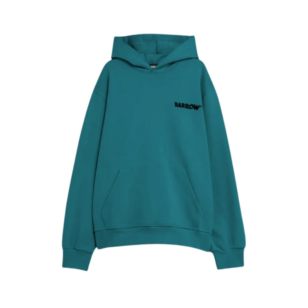 Barrow Blauwe Unisex Hoodie Felpa Blue Heren
