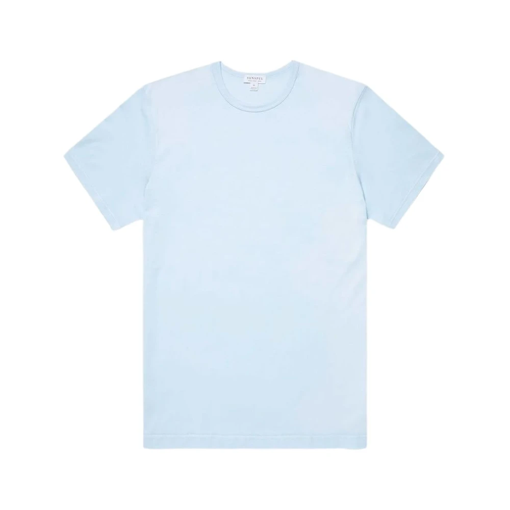 Sunspel T-Shirts Blue Heren