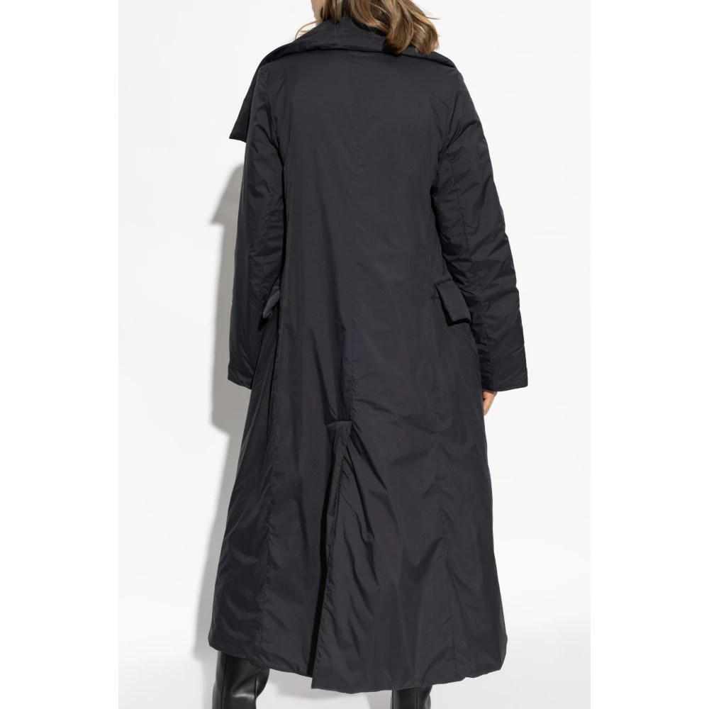 Y-3 Jas met kraag Black Dames