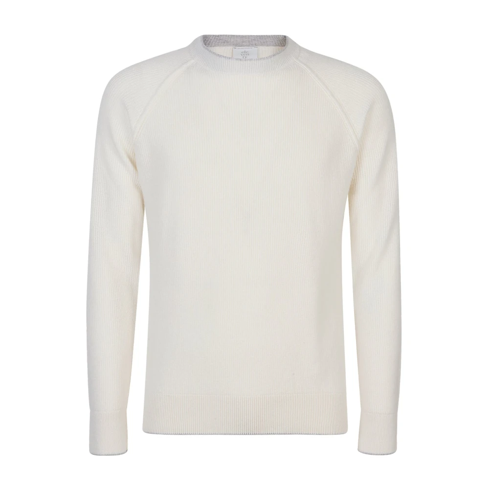 Eleventy Herren Weiß Strickwaren, Mgröße: