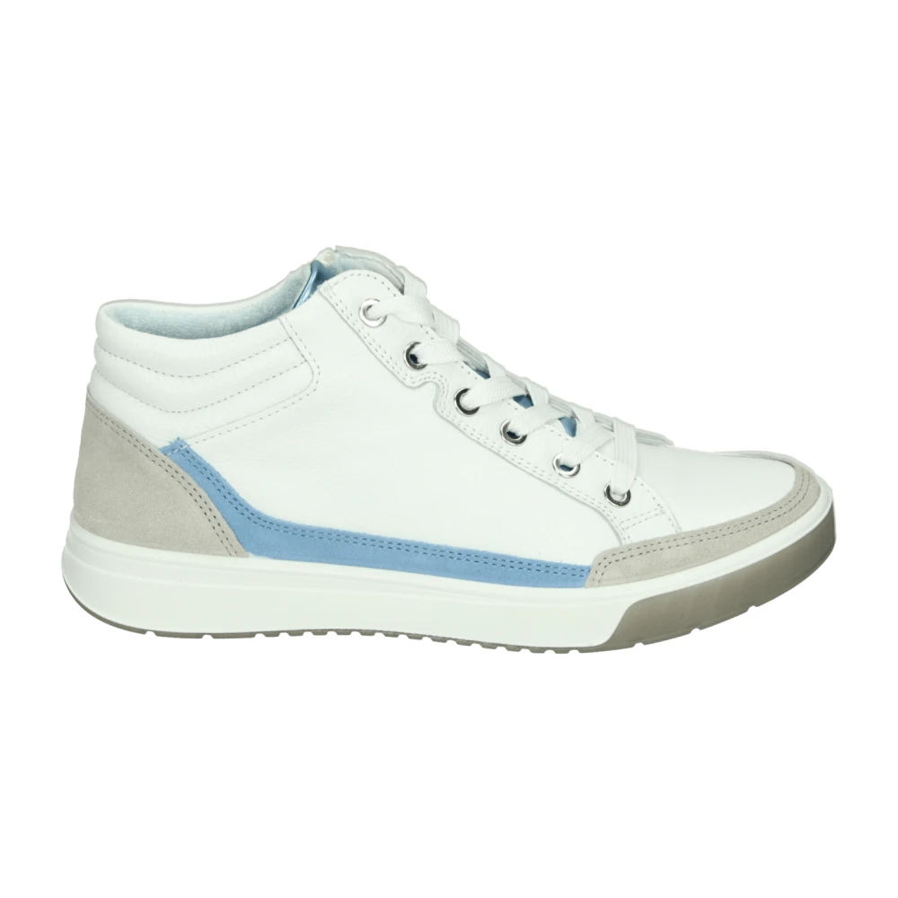 ara Sportieve Witte Leren Sneakers Dames Schoenen