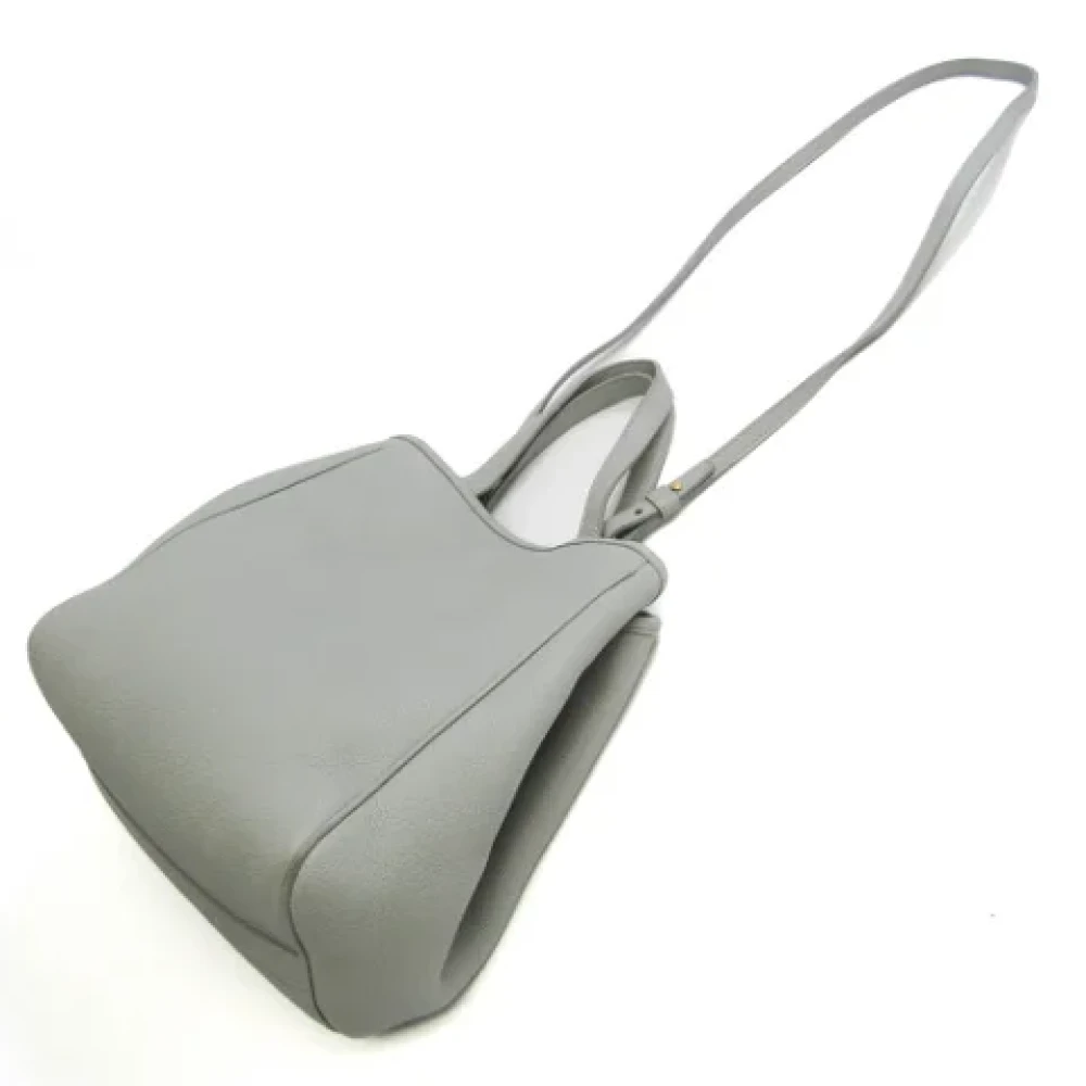 Celine Vintage Pre-owned Leather shoulder-bags Blue Dames