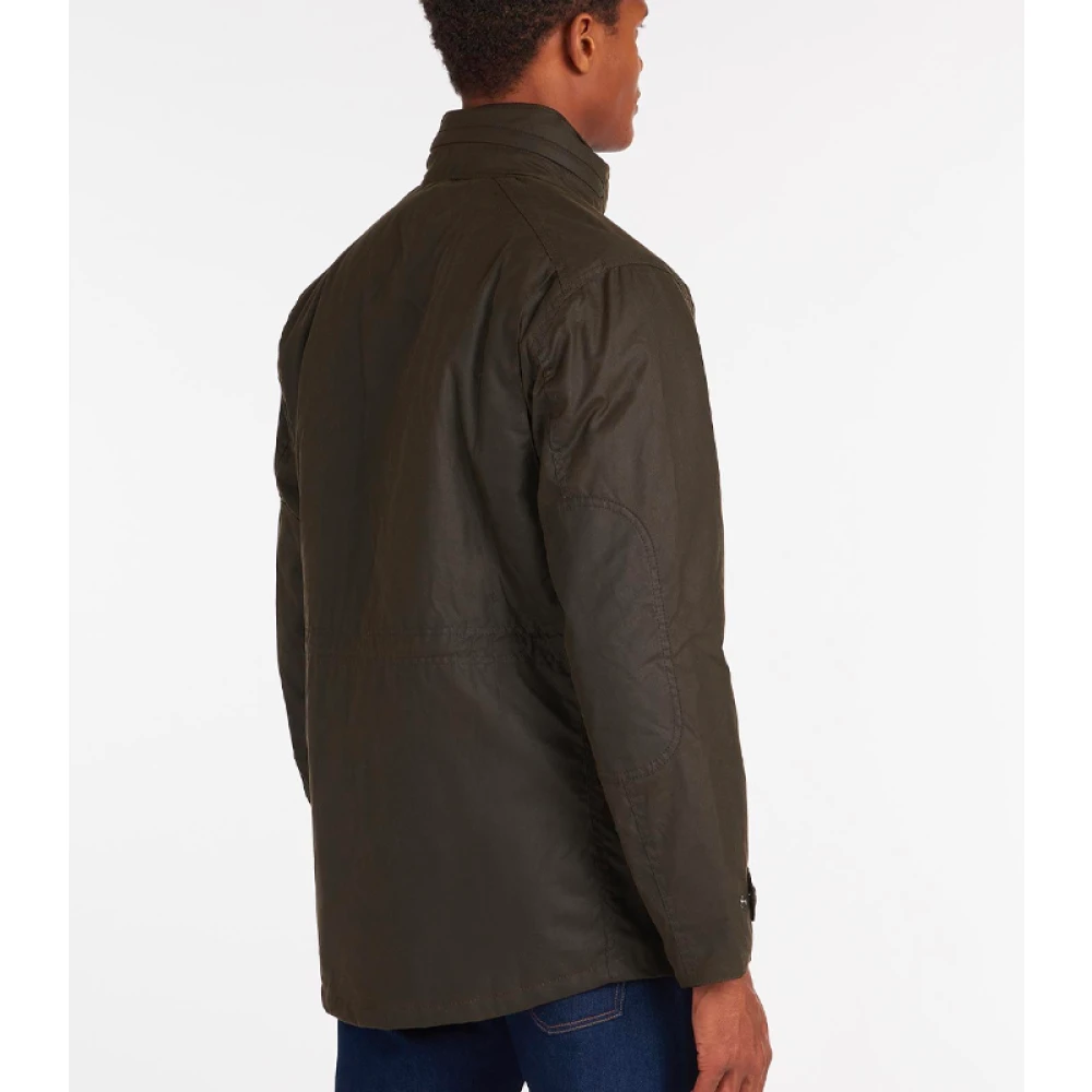 Barbour Sapper Oilskin Jacket Green Heren