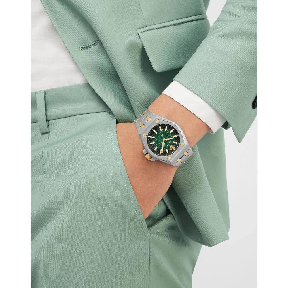 Philipp Plein Extreme Gent Green Silver Watch - Male - Watches - Gray - One Size - Accessories - Image 2