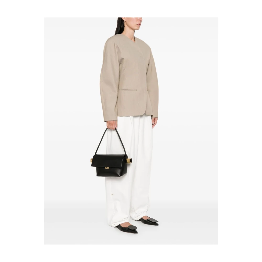 Jacquemus Rond Carré Tas Black Dames