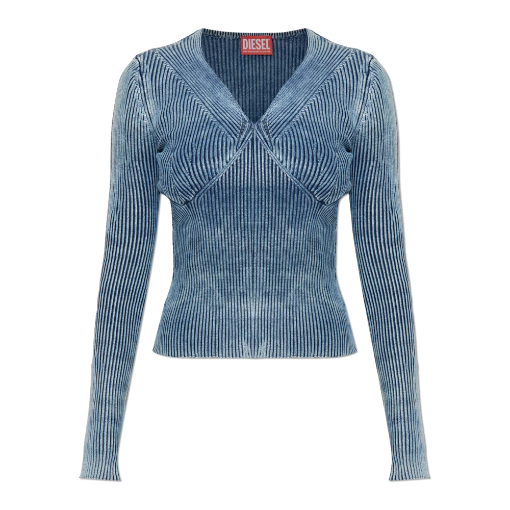 Diesel Mujer Azul Camisetas, Talla: 2XS