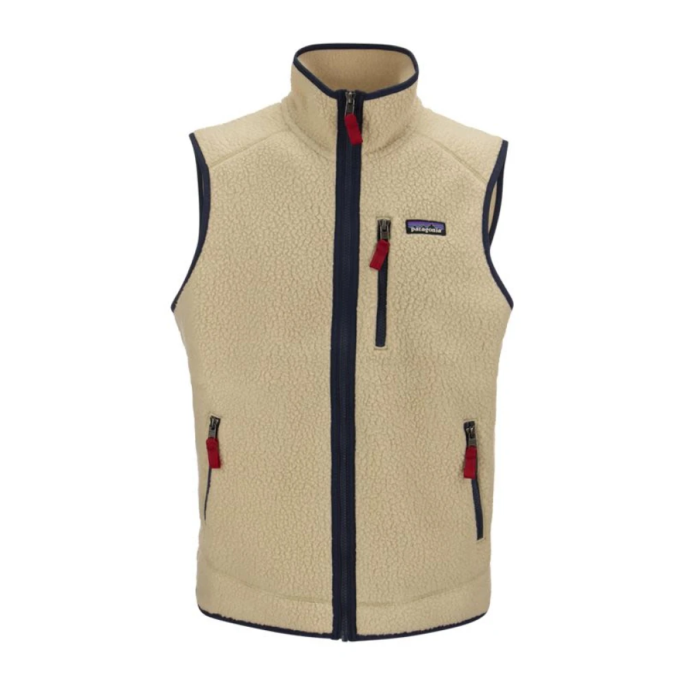 Patagonia Heren Retro Pile Fleece Vest Beige Heren