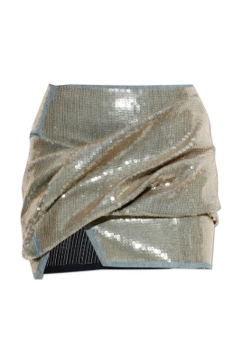 Sequin-Embellishment Mini Skirt