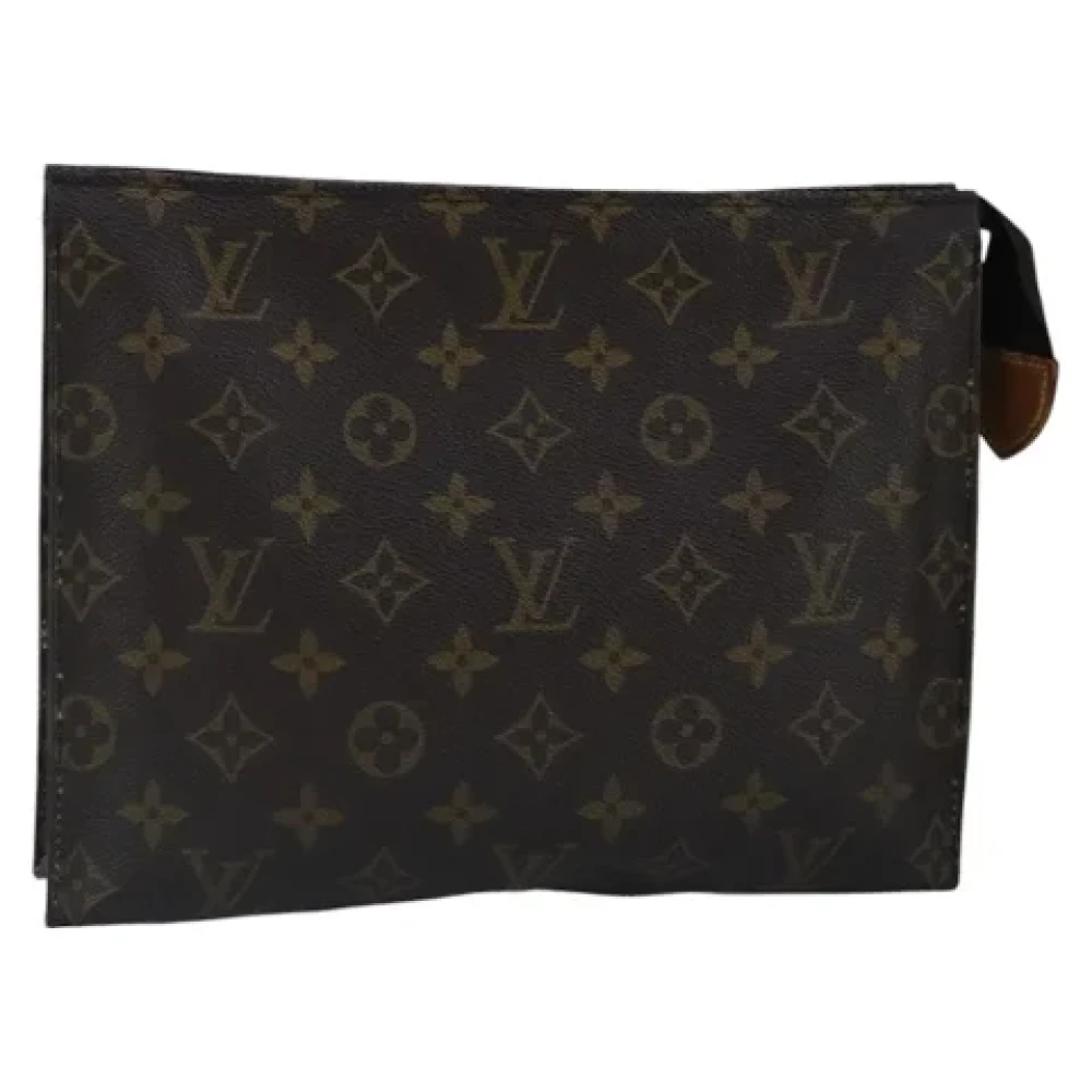 Louis Vuitton Vintage Pre-owned Canvas pouches Brown Dames