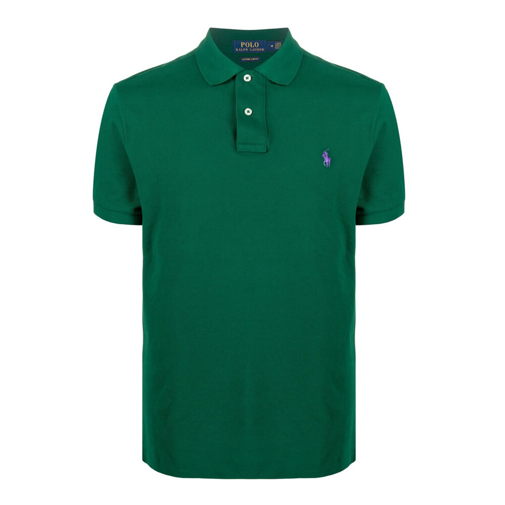 Mens green ralph lauren polo clearance shirt