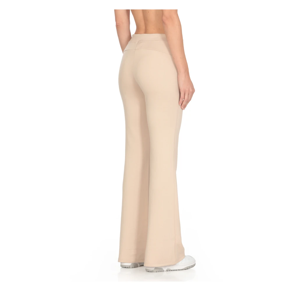 K-way Roze Elastische Taille Broek Beige Dames