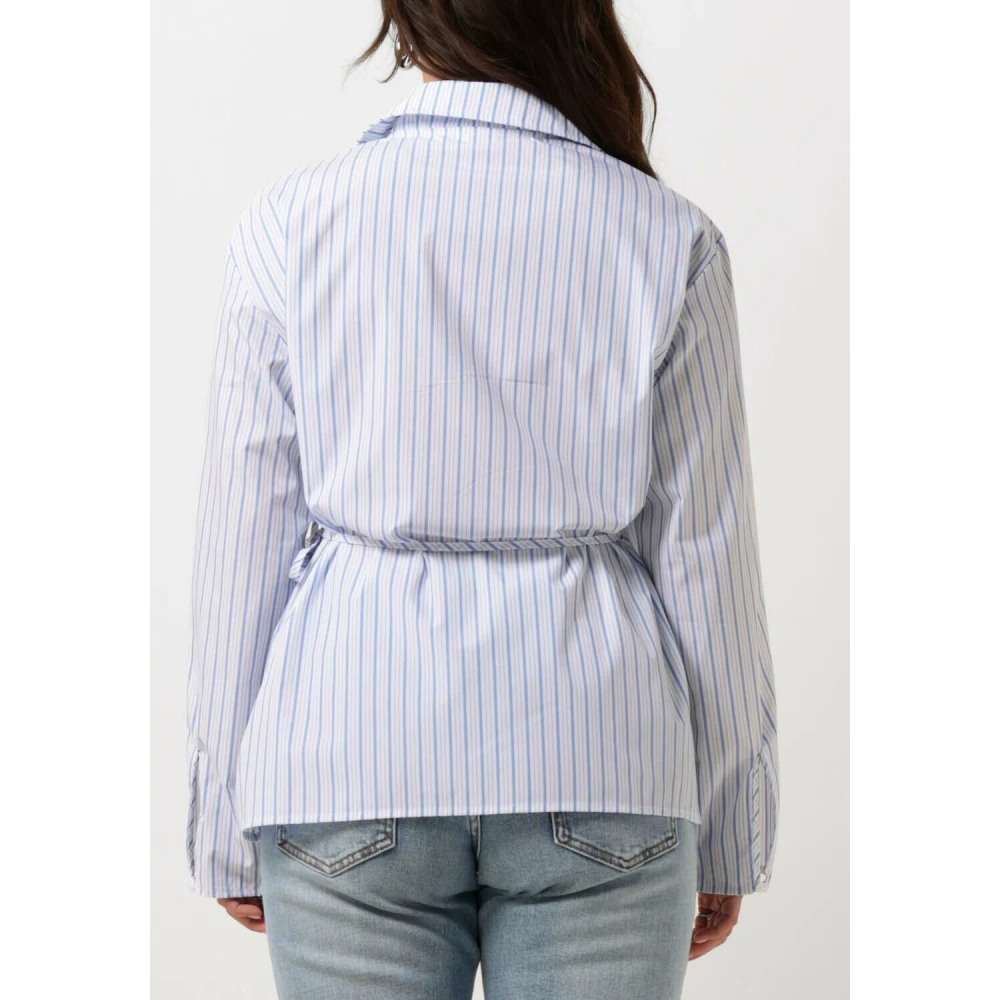moss copenhagen Gestreepte Wrap Top Multicolor Dames