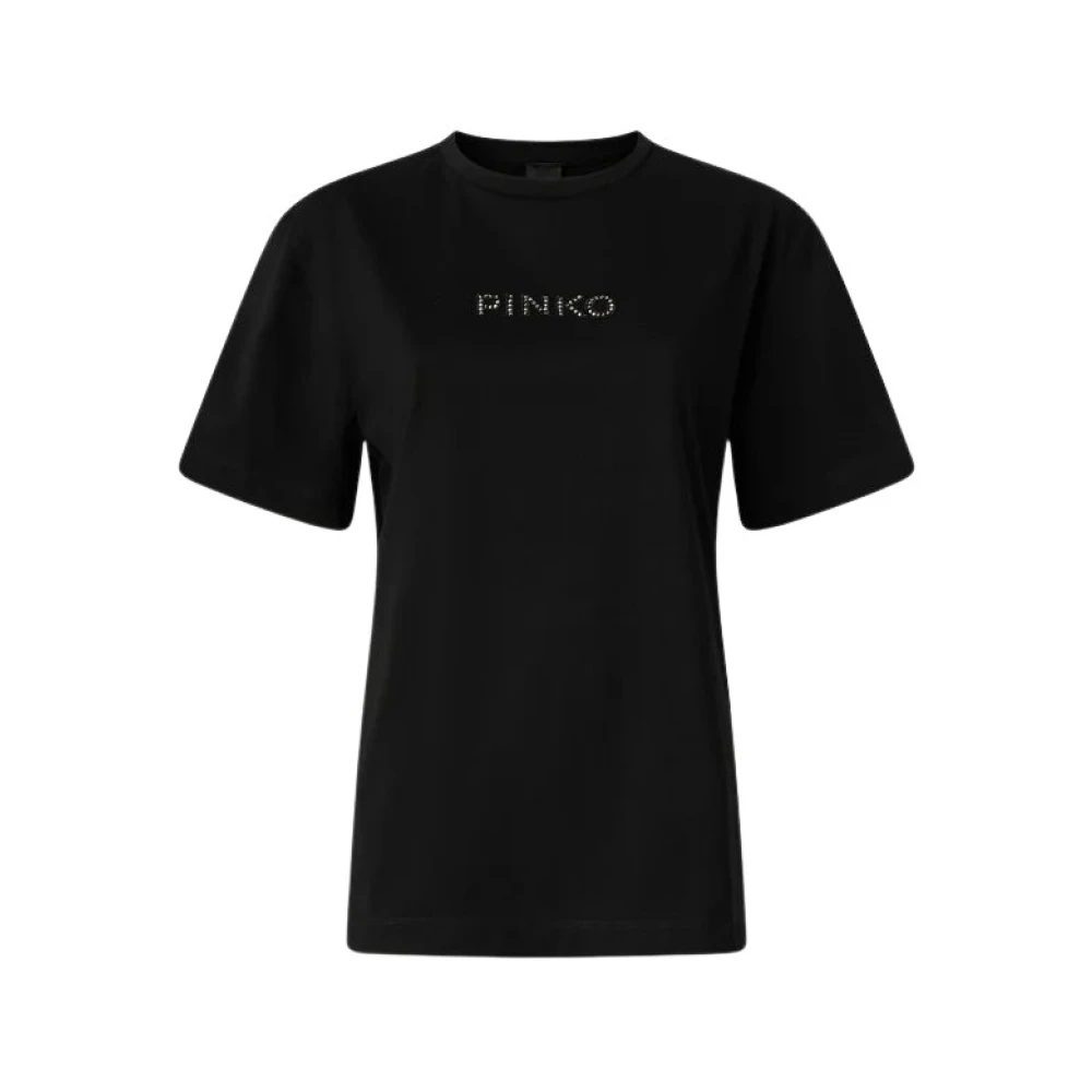 Pinko Camiseta Increíble Tops Mujer Negro S