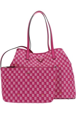 Borsa a Mano Guess donna chiusura con zip e tracolla in ecopelle logata