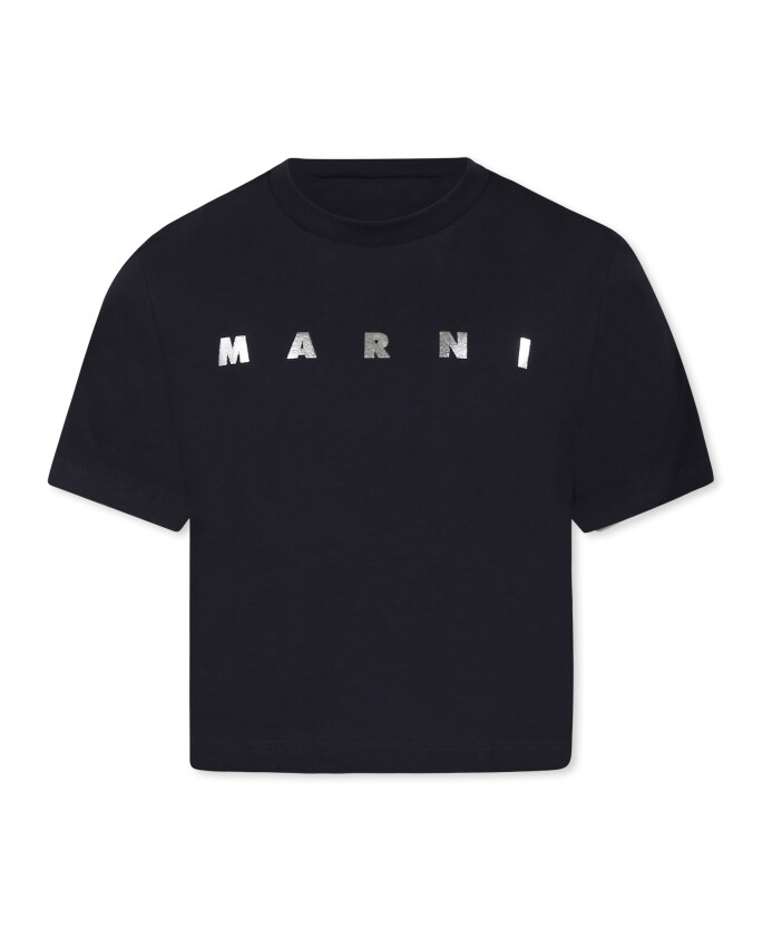 blue-crop-t-shirt-with-metallic-logo